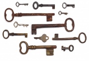 picture of old keys